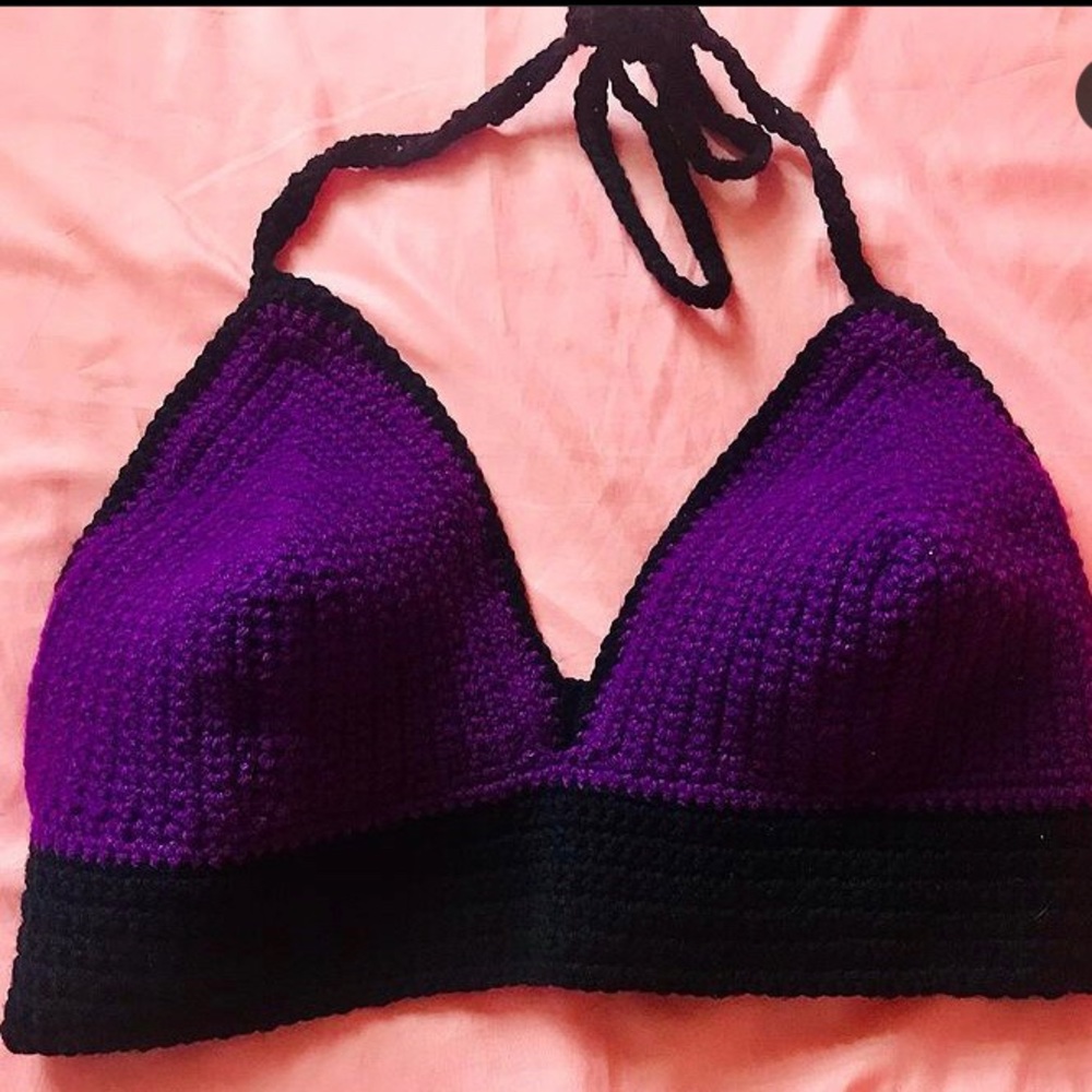 Crochet bralettes